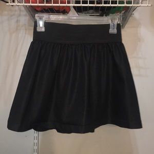 Black A line skirt
